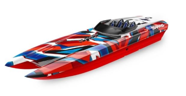 TRX57046-4REDR Rennboot DCB M41 40"